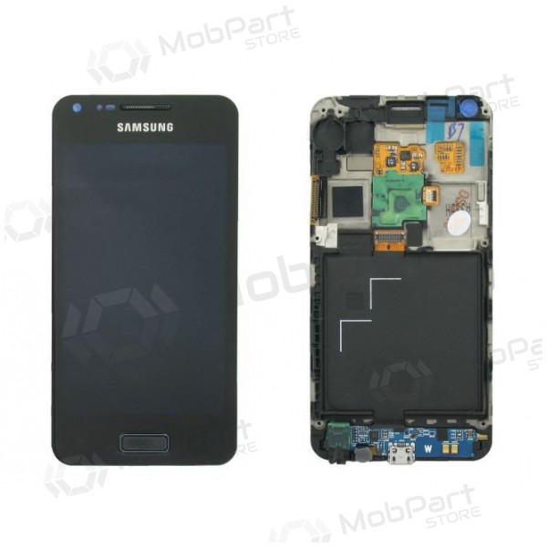 Samsung i9070 Galaxy S Advance näyttö (musta) (kehyksellä) (service pack) (alkuperäinen)