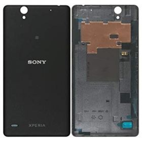 Sony E5333 Xperia C4 takaakkukansi (musta) (käytetty grade A, alkuperäinen)