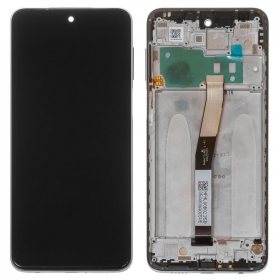 Xiaomi Redmi Note 9 Pro näyttö (musta) (kehyksellä) (service pack) (alkuperäinen)