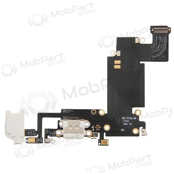 Apple iPhone 6S Plus latauspistorasian ja mikrofonin liitin (latausliitin) (valkoinen) Apple iPhone 6S Plus latauspistorasian ja mikrofonin liitin (latausliitin) (valkoinen)