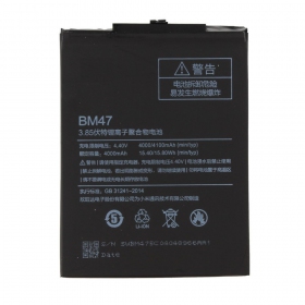 Xiaomi Redmi 3 / 3S / 4X (BM47) paristo / akku (4000mAh)