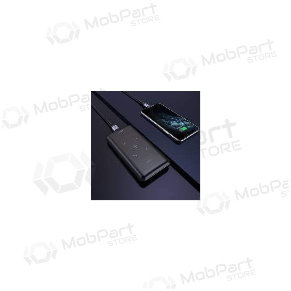 Ulkoinen paristo su bevieliu įkrovimu Hoco J50 MicroUSB Type-C Lightning USB 10000mAh musta