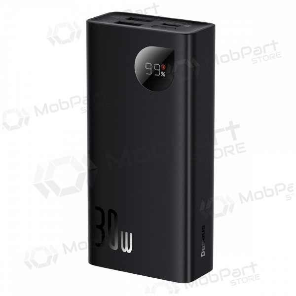 Ulkoinen paristo Power Bank Baseus Adaman2 30W 10000mAh musta PPAD040101 Ulkoinen paristo Power Bank Baseus Adaman2 30W 10000mAh musta PPAD040101