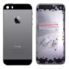Apple iPhone 5S takaakkukansi harmaa (space grey) (käytetty grade B, alkuperäinen)