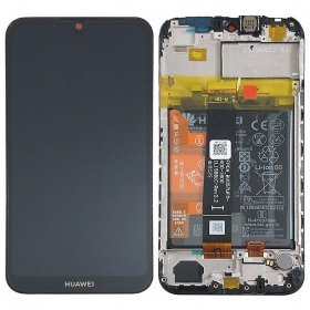 Huawei Y5 2019 näyttö (musta) (kehyksellä ja paristo) (service pack) (alkuperäinen)