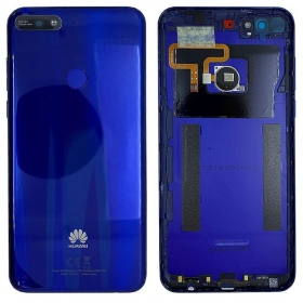 Huawei Y7 2018 takaakkukansi (sininen) (käytetty grade C, alkuperäinen)