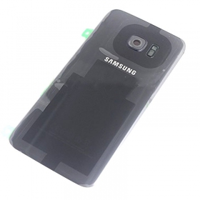 Samsung G935F Galaxy S7 Edge takaakkukansi (musta) (käytetty grade B, alkuperäinen)
