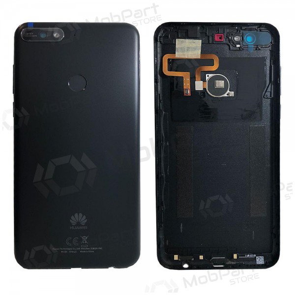 Huawei Y7 Prime 2018 takaakkukansi (musta) (käytetty grade B, alkuperäinen)