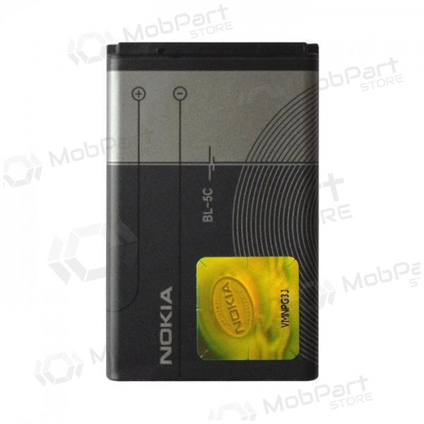Nokia BL-5C paristo / akku (1020mAh) (service pack) (alkuperäinen)