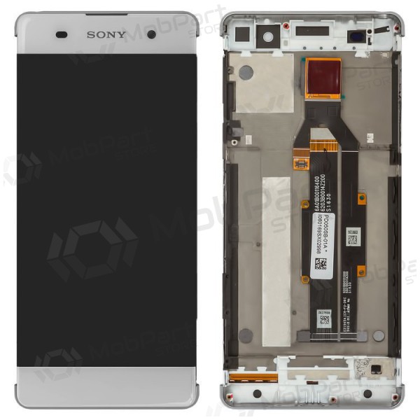 Sony F3111 / F3112 Xperia XA näyttö (valkoinen) (kehyksellä) (service pack) (alkuperäinen)