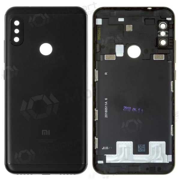 Xiaomi Mi A2 Lite / Redmi 6 Pro takaakkukansi (musta)