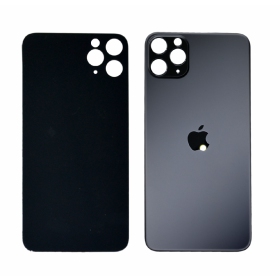 Apple iPhone 11 Pro Max takaakkukansi harmaa (space grey) (bigger hole for camera)