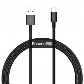 USB kaapeli Baseus Superior iš USB į Type-C 66W 2.0m musta CATYS-A01