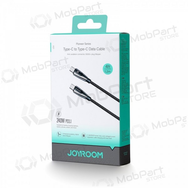 USB kaapeli Joyroom SA31-CC5 USB-C to USB-C 240W 1.2m musta