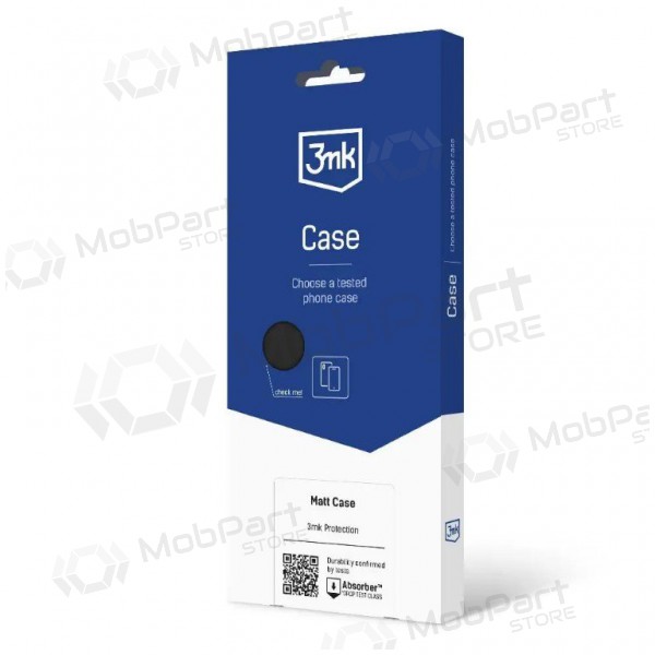 Apple iPhone 15 Plus kotelo - 3MK Matt Case (musta)