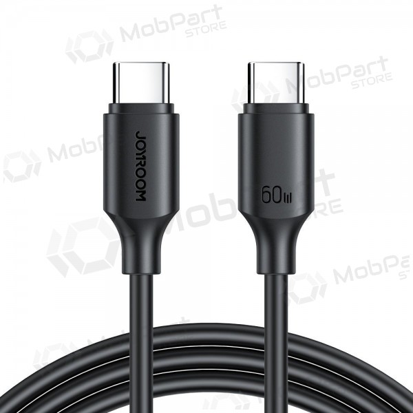 USB kaapeli Joyroom S-CC060A9 Type-C to Type-C 60W 1.0m musta