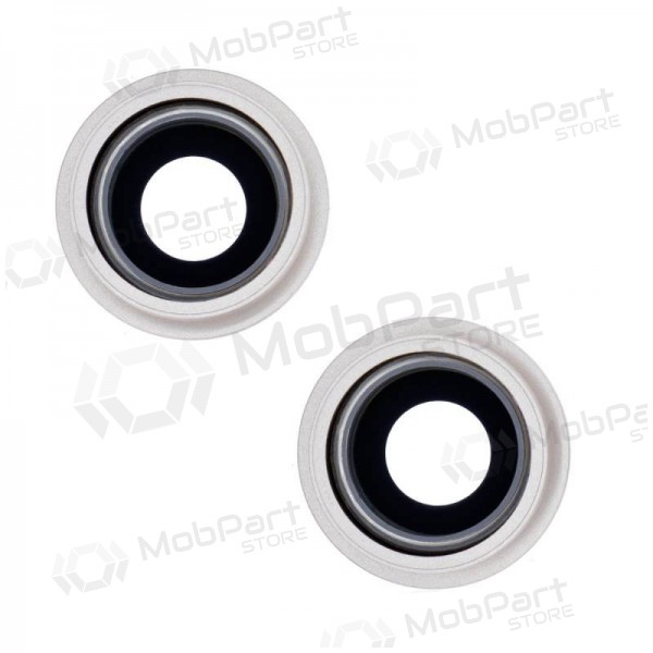 Apple iPhone 13 kameran linssi (2kpl) (valkoinen) (kehyksellä)