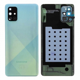 Samsung A715 Galaxy A71 2020 takaakkukansi sininen (Prism Crush Blue) (service pack) (alkuperäinen)