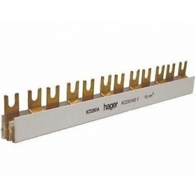 Eristetty kytkentäkisko Hager KDN180A (1P, 12 mod., 16 mm²)