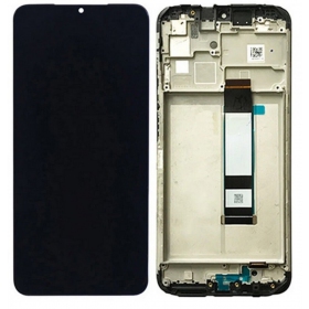 Xiaomi Redmi 9T / Redmi Note 9 4G 2021 /  Poco M3 näyttö (musta) (kehyksellä) (service pack) (alkuperäinen)