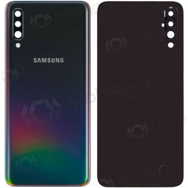 Samsung A505 Galaxy A50 2019 takaakkukansi (musta) (service pack) (alkuperäinen)
