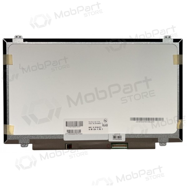 Matrica su jutikliniu ekranu 14.0" 1920x1080 FHD, LED, SLIM, matinė, 40pin (dešinėje), A+ Matrica su jutikliniu ekranu 14.0" 1920x1080 FHD, LED, SLIM, matinė, 40pin (dešinėje), A+