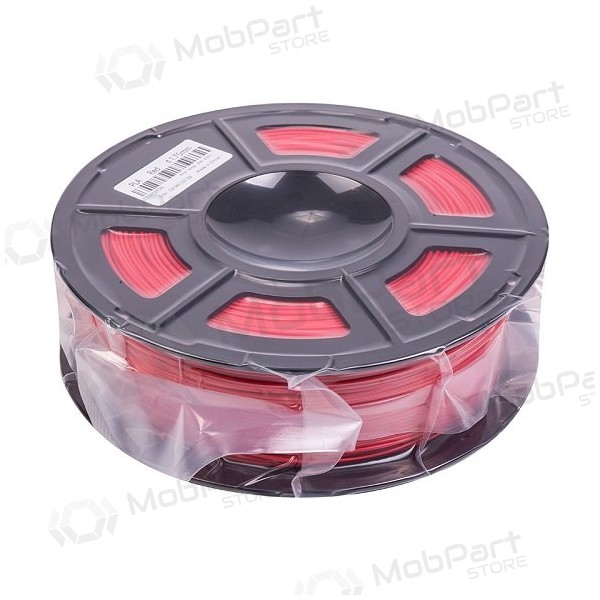 3D spausdinimo plastikas PLA, 1.75mm, 1kg, punainen 3D spausdinimo plastikas PLA, 1.75mm, 1kg, punainen