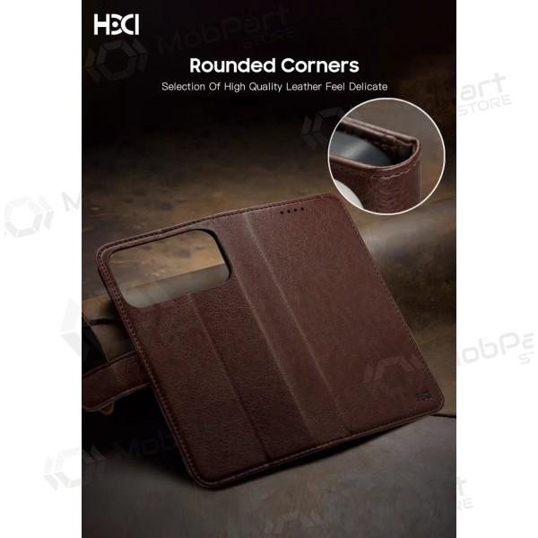 Suojakuori HDD Clasp Wallet Case Samsung G990 S21 FE 5G punainen