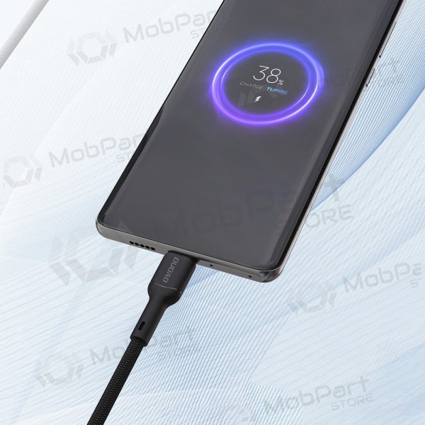 USB-kaapeli Dudao L9T USB-A–USB-C 5A 1.0m musta