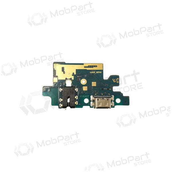 Samsung A405 Galaxy A40 2019 latauspistorasian ja mikrofonin liitin (latausliitin)