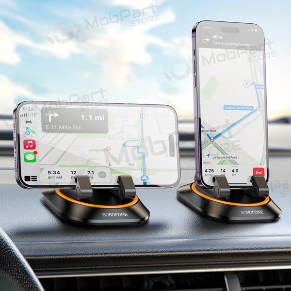 Auton matkapuhelinpidike Borofone BH116 (dashboard) musta