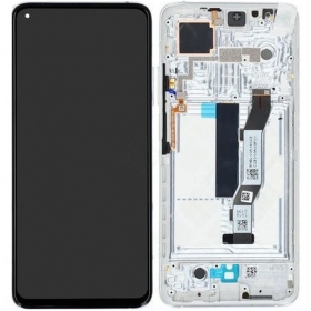 Xiaomi Mi 10T / Mi 10T Pro / Redmi K30S näyttö (hopea) (kehyksellä) (service pack) (alkuperäinen)