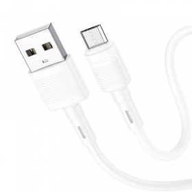 Micro USB-kaapeli Hoco X83 USB-A - Micro USB 1 m valkoinen