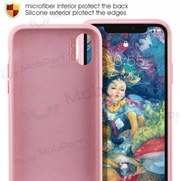 Apple iPhone 11 Pro kotelo - Liquid Silicone 2.0mm (vaaleanpunainen)