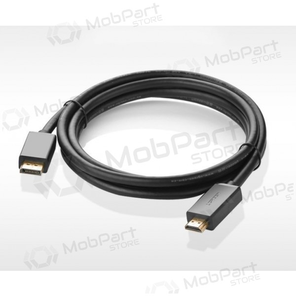 Kaapeli Ugreen DP101 DisplayPort to HDMI 2.0m musta