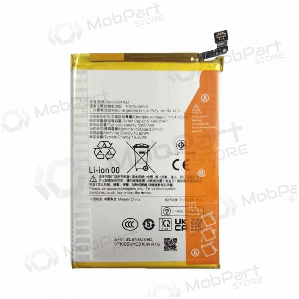 Xiaomi Redmi 13C 5G, Poco C65 akku (BN5Q) (Premium)