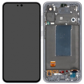 Samsung Galaxy A56 näyttö (grafitas) (kehyksellä) (alkuperäinen)
