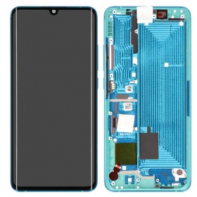 Xiaomi Mi Note 10 / Mi Note 10 Pro / Mi Note 10 Lite näyttö (vihreä) (kehyksellä) (service pack) (alkuperäinen)