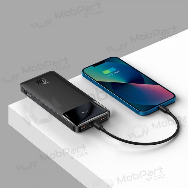 Ulkoinen paristo Power Bank Baseus Bipow 20W 10000mAh + MicroUSB 0.25m musta PPBD050301