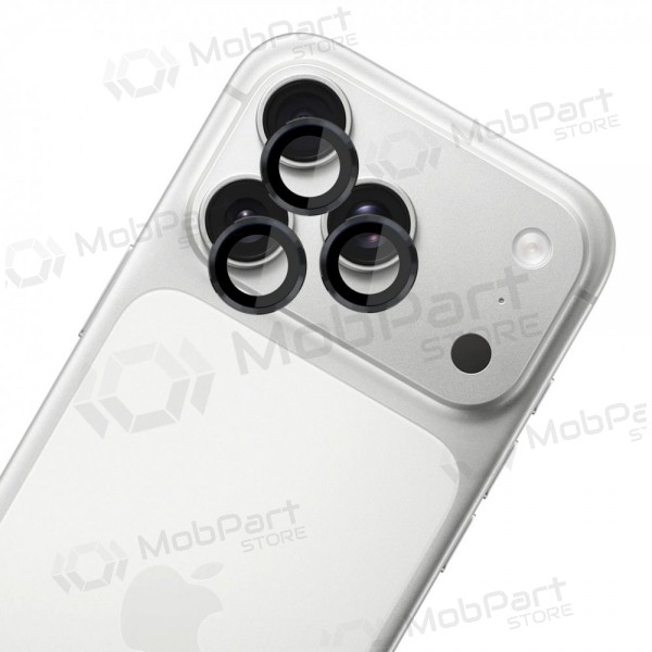 Apple iPhone 18 Pro, 18 Pro Max - 3MK Lens Pro panssarilasi kameralle (musta)