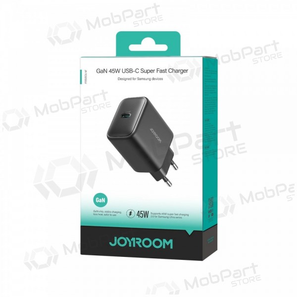 Laturi Joyroom JR-TCG13 45W GaN USB-C musta