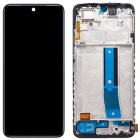 Xiaomi Poco M4 Pro 4G näyttö (musta) (kehyksellä) (service pack) (alkuperäinen)