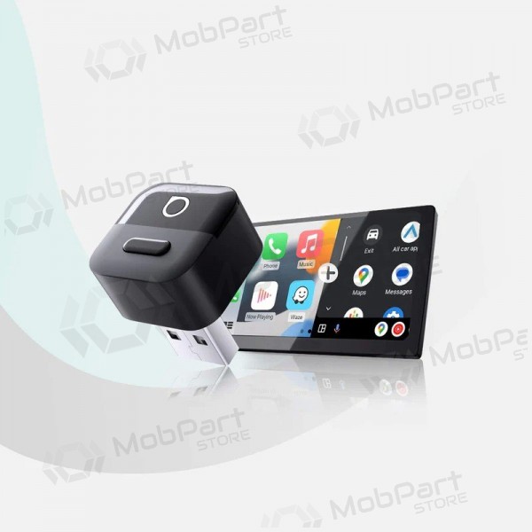 Langaton CarPlay / Android Auto -sovitin Ottocast Mini Pico CA525-T musta