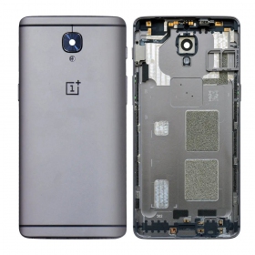 OnePlus 3 / 3T takaakkukansi harmaa (Gunmetal) (käytetty grade C, alkuperäinen)