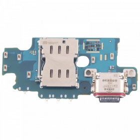Samsung S936 Galaxy S25 Plus latauspistorasian ja mikrofonin liitin (latausliitin) (service pack) (alkuperäinen)