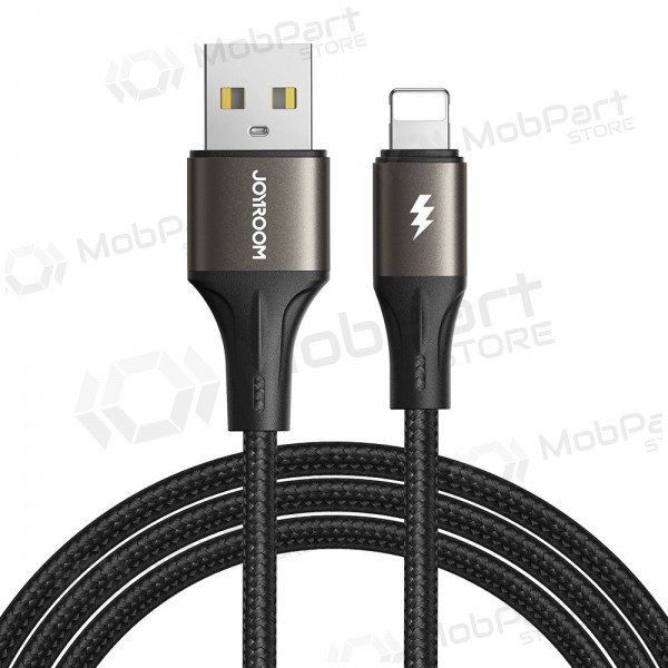 USB kaapeli Joyroom SA25-AL3 USB to Lightning 3A 1.2m musta