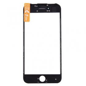 Apple iPhone 7 Näytön lasi kehyksellä ja OCA (musta) (v2) - Premium