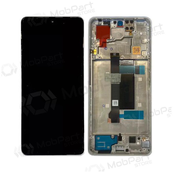 Xiaomi Poco X6 5G (compatible with Redmi Note 13 Pro 5G) näyttö (valkoinen) (kehyksellä) (alkuperäinen) Xiaomi Poco X6 5G (compatible with Redmi Note 13 Pro 5G) näyttö (valkoinen) (kehyksellä) (alkuperäinen)