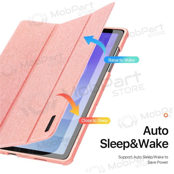 Samsung Galaxy Tab A9 Plus 11.0, Tab A11 Plus 11.0 kotelo – Dux Ducis Domo (vaaleanpunainen)