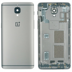 OnePlus 3 / 3T takaakkukansi (hopea) (käytetty grade A, alkuperäinen)